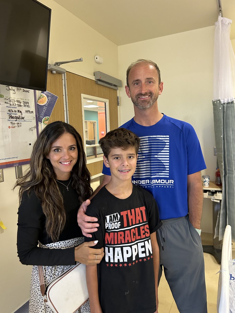 timtrieber's tweet photo. WE’RE GOING HOME! 🙌 No rehab. No ICU. Just HOME.
God answered. Faith deepened. Grace sustained.
To our doctors, nurses, family, friends—thank you.
We won’t forget the miracle.
God did what only He can do.
To Him be the glory.
#DontForgetTheMiracle https://t.co/Y8UFEyZga3