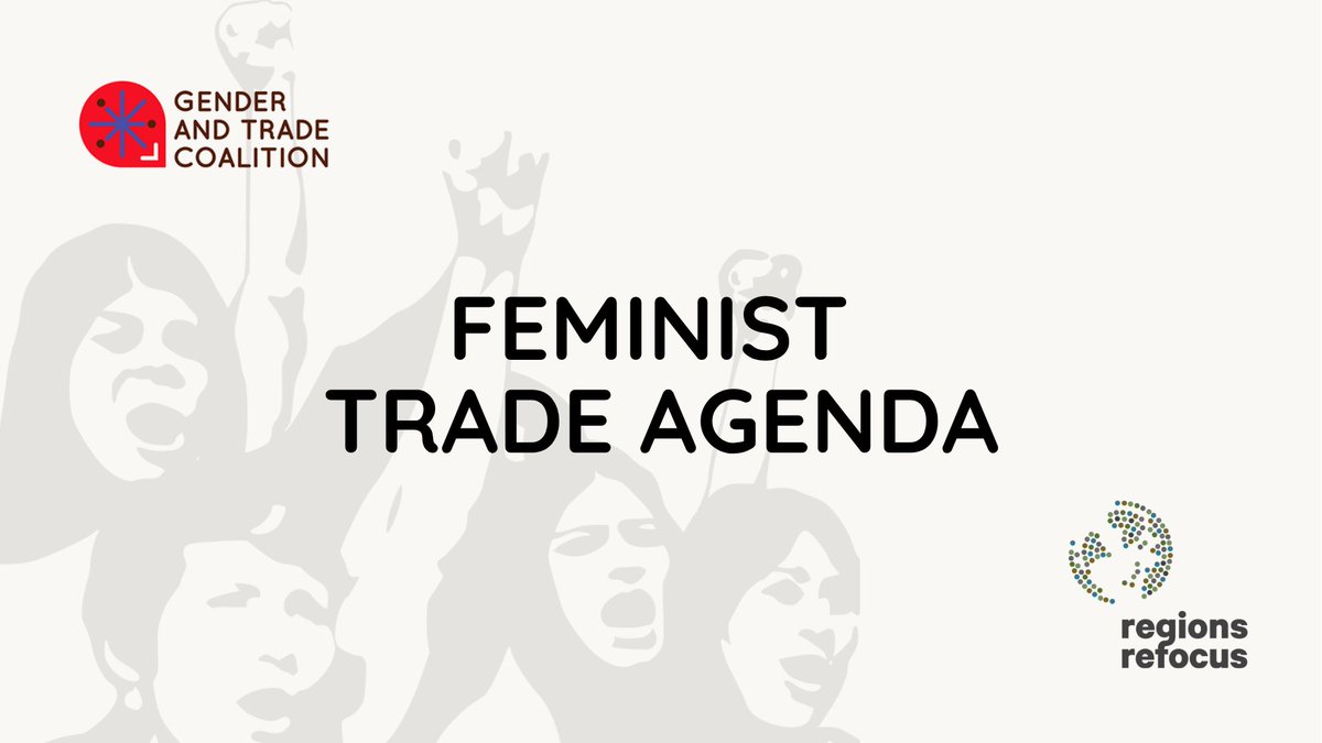 GAD_Network's tweet image. 📣 The Feminist Trade Agenda from @gender_trade features 16 policy proposals to advance feminist trade justice—from abolishing ISDS to reclaiming policy space & defending access to medicines.
✍️ Read + endorse: bit.ly/4bFeministTrad…