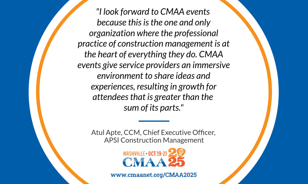 #CMAA2025 offers a robust lineup of education sessions tailored to deliver relevant and impactful learning experiences that align with today’s evolving #construction management landscape. Explore the full program schedule to plan your experience at ow.ly/cYcT50WnJAk