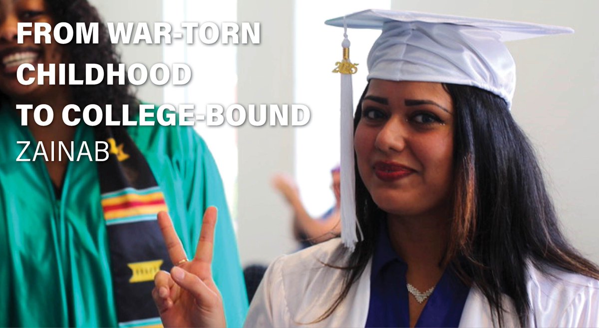#AlumSpotlight - Imagine fleeing your home as a child because of civil war—only to have to flee again...&amp; again. That’s the story of new #GEDGrad Zainab. Read about her remarkable journey: buff.ly/ubI2a1v 

#Blog #Classof2025 #GEDGrad #AdultEducation #AdultLiteracy