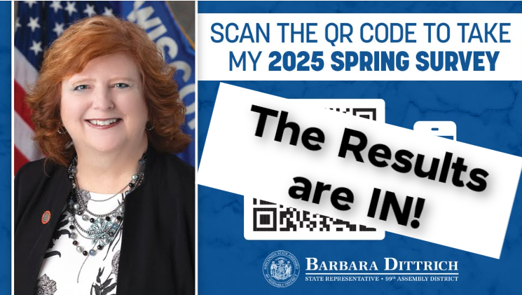 RepDittrich's tweet image. Remember the Spring Survey I sent out to constituents in April? (The link was also shared numerous times online.) Well, the good people of the 99th Assembly District responded! I am going to share the results over the next few days as I think it gives you insight into my…