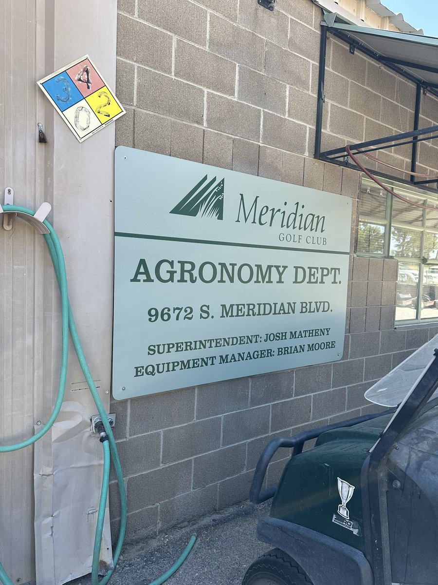 BMPHeroLLC's tweet image. Stop #2 Meridian Golf Club in Englewood, CO 🤘We met with their Asst. Superintendent Hogan. Everyone give Hogan and the Meridian team a round of applause 👏👏