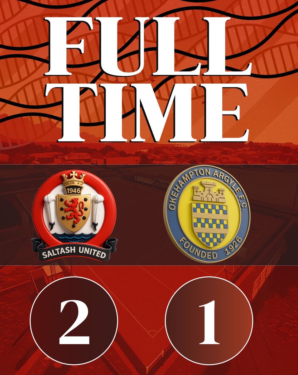 saltashunited's tweet image. A deflected Tolcher effort and a fine finish from Preece saw the First Team come from behind this evening.
Thanks to @OkeArgyle β good luck for the season ahead.
