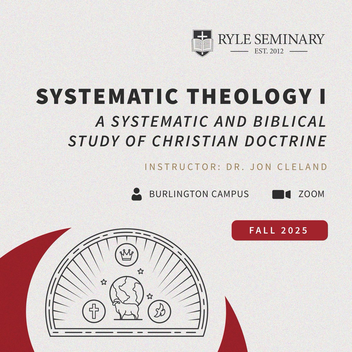 Want to grow theologically but not sure where to start? Enrol in #SystematicTheology 1 with <a href="/Jon_Cleland/">Jonathan N. Cleland</a> this Fall and learn to articulate and defend the foundations of our common faith.

Contact us to learn more or view the syllabus. Visit ryleseminary.ca/courses-progra… for details.