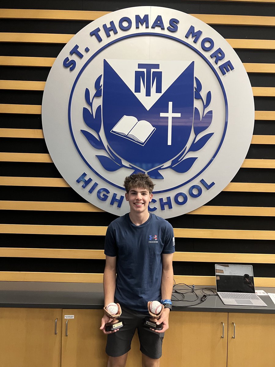 Turning page on ‘25 season w/recent Cav Baseball banquet. 

Defensive Player of the Year &amp; Mr. Versatility Award: Sr. Andrew Dodge

Our best C &amp; SS, was selfless team player going back &amp; forth. 3-year letter winner &amp; 2-year starter…way to make us proud Dodge!

#GoCavs
#Family