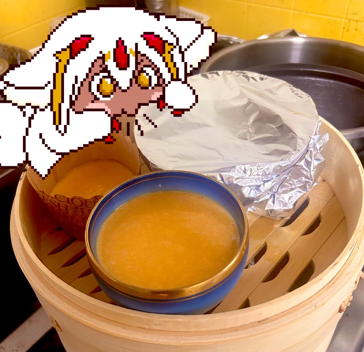 朝から蒸し物そす٩( 'ω' )و