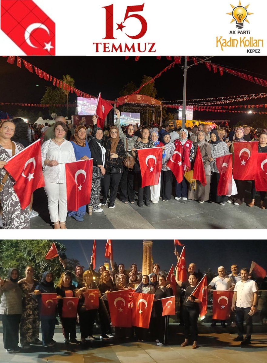 📍 Cumhuriyet Meydanı 

🇹🇷15 Temmuz Demokrasi ve Milli Birlik Günü’nde Demokrasi Nöbetindeyiz.

Aziz Milletimizin iradesine sahip çıkmak için meydanlardayız.

Hainlere geçit vermedik, hiçbir zaman da geçit vermeyeceğiz... 

#MilletinZaferi 
#15TemmuzDestanı