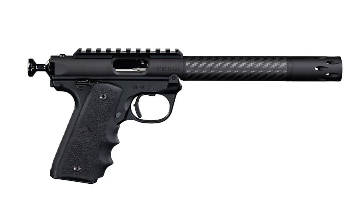 VolquartsenGuns's tweet image. 6" Volquartsen Lightweight Pistol with Lightweight Carbon Fiber Barrel, Forward Blow Comp, & Hogue Grip Available now! Gain an edge on the range here: vfguns.com/s/5423