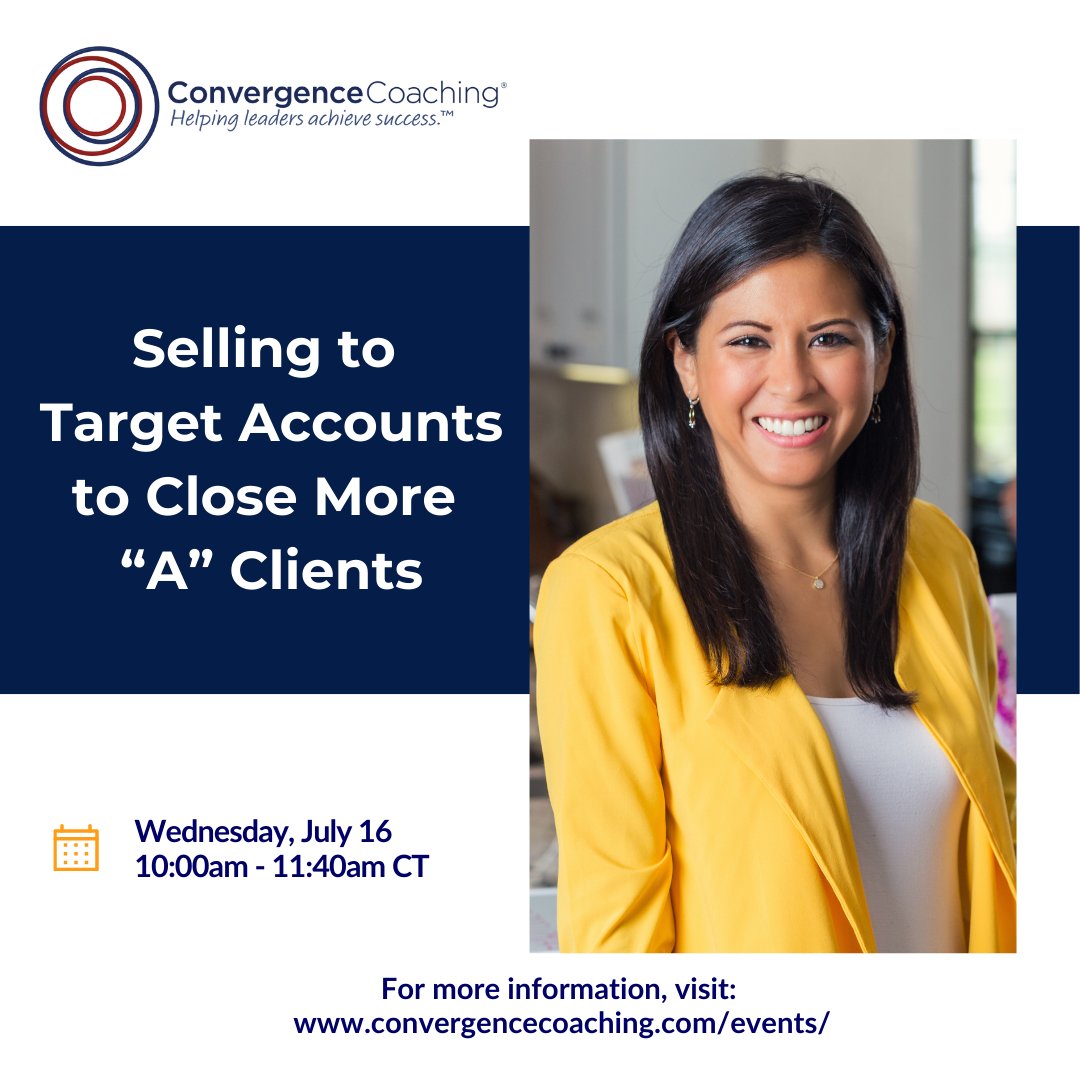 Effective sales pipeline management is essential for target account selling success. Implement a system identify bottlenecks and close more deals. Learn how July 16th in our rebroadcast webinar, Selling to Target Accounts to Close More "A" Clients! ow.ly/OYZK30sNfTs