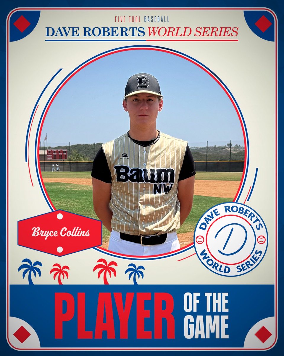 Five Tool California (@fivetoolca) on Twitter photo #DaveRobertsWS F: <a href="/BaumBatNW/">Baum Bat NW</a> 2026 6, Zoots Baseball Club 17U 0
PoG: @B_collins111107 4 IP, 7 K, 0 ER, H, BB #DaveRobertsWS F: <a href="/BaumBatNW/">Baum Bat NW</a> 2026 6, Zoots Baseball Club 17U 0
PoG: @B_collins111107 4 IP, 7 K, 0 ER, H, BB