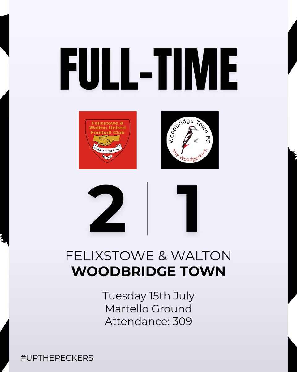 WTFC (@woodbridgetown) on Twitter photo Minutes in the tank๐
A good test against strong opposition this evening. A promising performance from the lads who slipped to a narrow 2-1 defeat.
Thanks to <a href="/Felixseasiders/">Felixstowe & Walton Utd FC</a> for hosting and good luck for the season๐
#WTFC | #NonLeague Minutes in the tank๐
A good test against strong opposition this evening. A promising performance from the lads who slipped to a narrow 2-1 defeat.
Thanks to <a href="/Felixseasiders/">Felixstowe & Walton Utd FC</a> for hosting and good luck for the season๐
#WTFC | #NonLeague