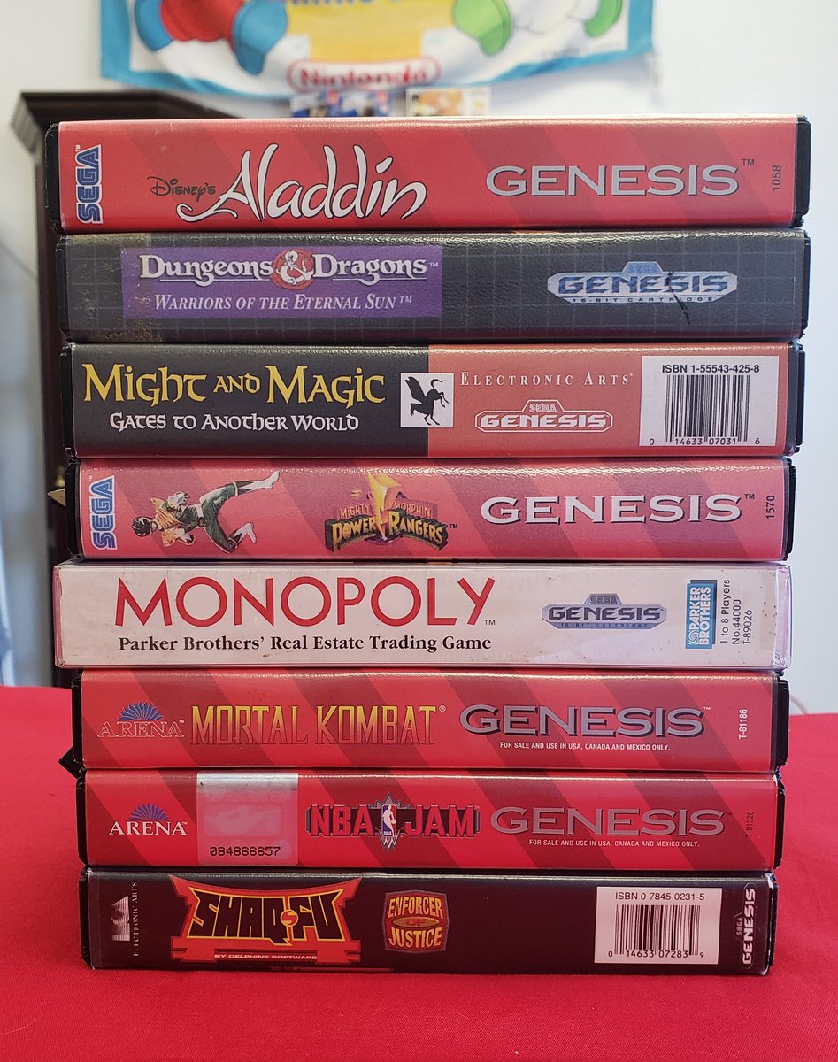 BigRedsRetroGmz's tweet image. Boxed cartridges stack so nicely.
#Sega #Genesis #MegaDrive #MortalKombat #PowerRangers #Atari #Atari2600 #PhysicalMedia #RETROGAMING #retrogames