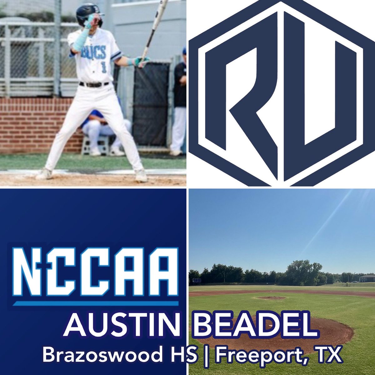 After much thought and consideration, I have decided to continue my academic and baseball career at Randall University! I'd love to give all the glory to God! Thank you to my family, coaches and teammates for turning me into the player I am today. Can't wait to get to work!