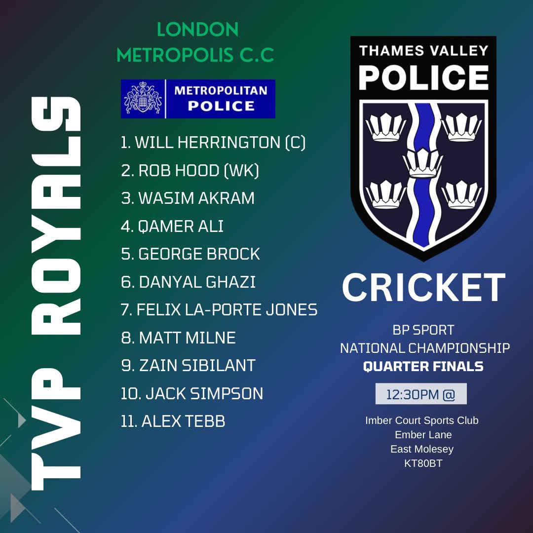 Thames Valley Police Cricket tweet media