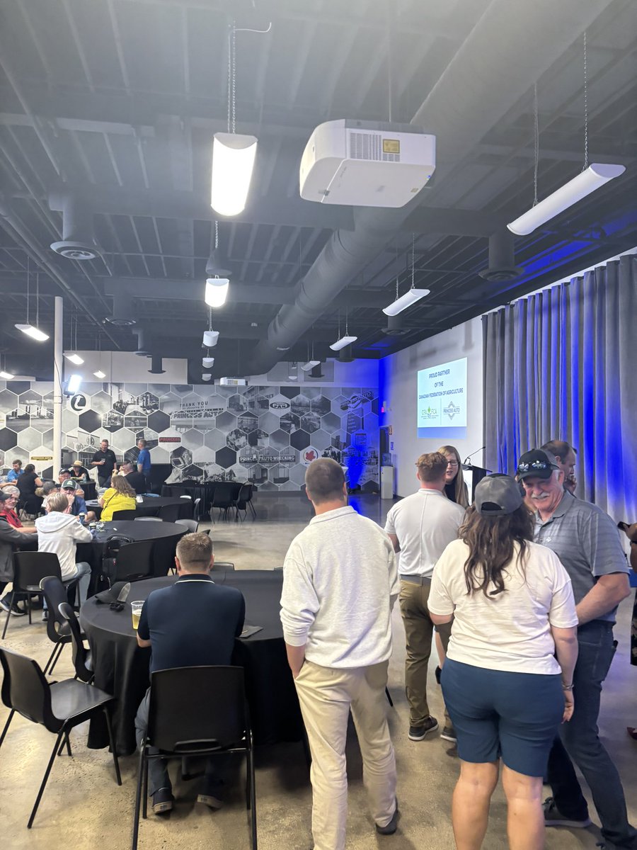Had a great time at the <a href="/CFAFCA/">CFA</a> summer meeting kickoff yesterday! Toured the Glenlea Research Centre, stopped by Princess Auto for a warm reception, and ended the evening at FortWhyte Alive. Grateful for the invite and the chance to connect with ag leaders. 🌾🇨🇦