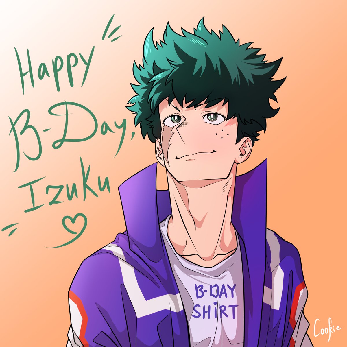 cookie_lair's tweet image. Happy birthday, Izuku💚 happy birthday our hero 💚
#MHA #mhafanart #izukubirthday
#緑谷出久生誕祭2025 #緑谷出久誕生日2025 #緑谷出久 #art