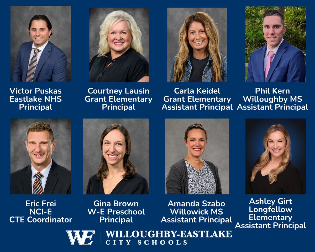 💚We are looking forward to a fantastic year with these enthusiastic leaders! Welcome to your new positions!
💙Every Person Matters. Every Moment Counts.
#mychoicewilloughbyeastlake #WEareonthemove