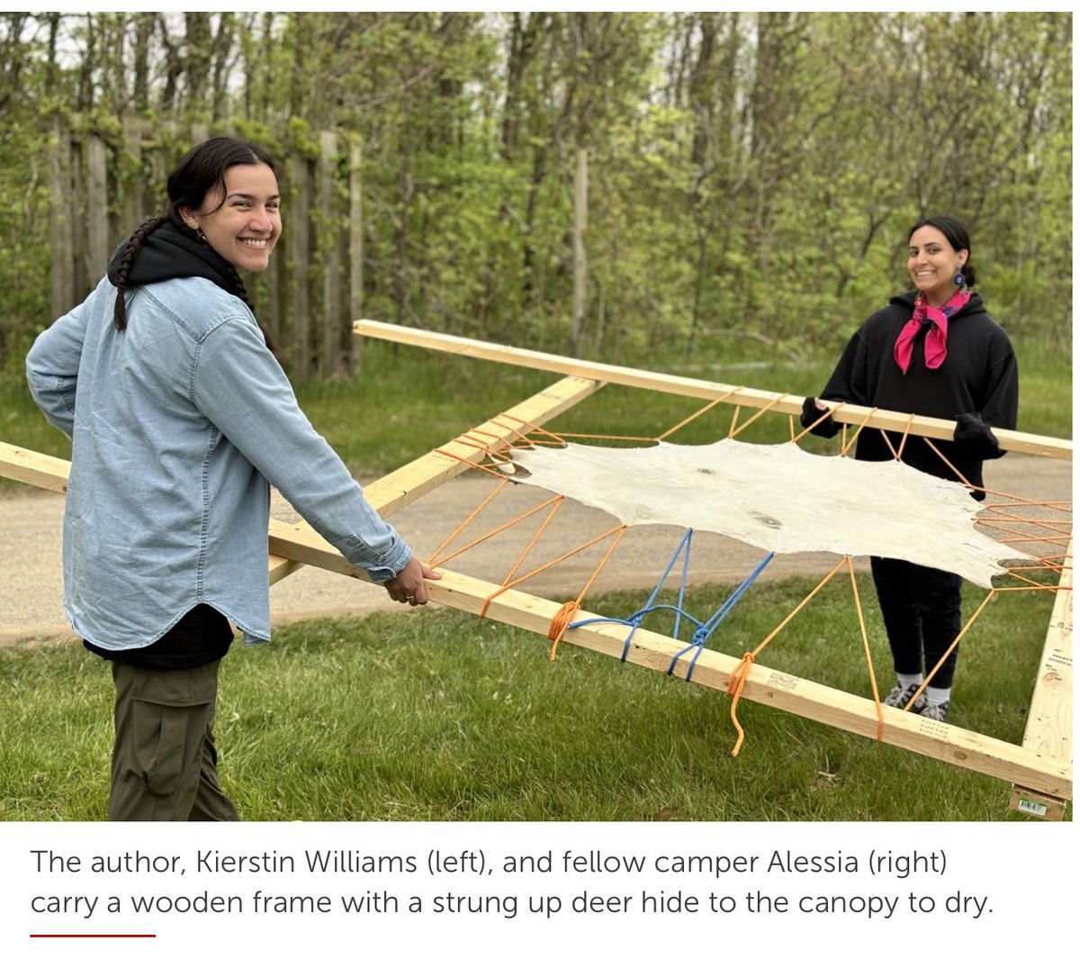 alespassafiume's tweet image. “Gathered on the rez in the glaring heat, a song celebrating a queer space made up of chosen family, community and self-expression makes Niizh Manidook feel like a “Pink Pony Club” in its own right.”
@kierstwilliams wrote about my fav time of year: camp!
thenarwhal.ca/two-spirit-ind…