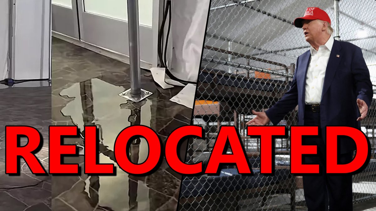 StatusCoup's tweet image. EXCLUSIVE: Alligator Alcatraz ICE Prisoners Suddenly Relocated During Storm w/ @JordanChariton
LIVE NOW: youtube.com/live/N5XI2tzLi…