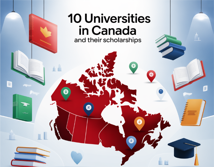 10 Universities in Canada and Their Scholarships

University of Northern British Columbia (UNBC)
→ Scholarship: UNBC Entrance Awards for International Students

University of Prince Edward Island (UPEI)
→ Scholarship: International Entrance Scholarships