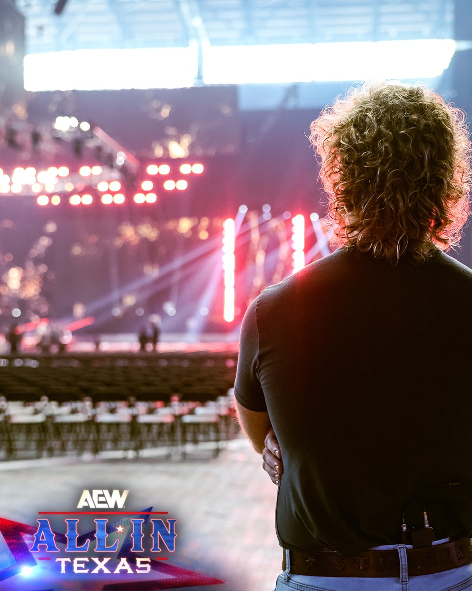 AEW's tweet image. The before ... and the after!