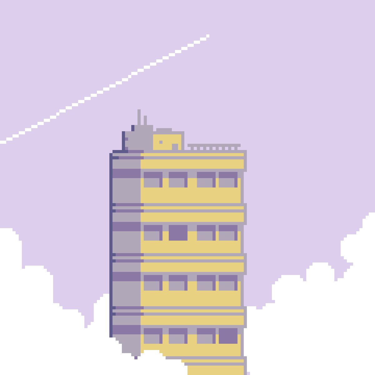 GoldoNat's tweet photo. Building 
120x120 px
Palette : lospec500
.
.
#pixelart #pixelartist #pixsquare #lospec #building #cloud https://t.co/7GPG2FanWw