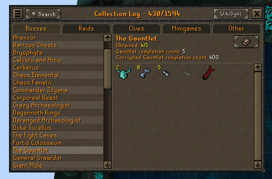 and we are officially dry...all the RNG wasted on dupe pet #osrs