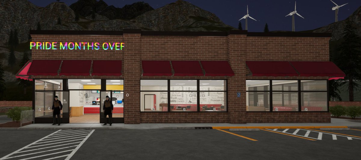 Pride Month's Over | Burnt and Dry Burgers tweet media