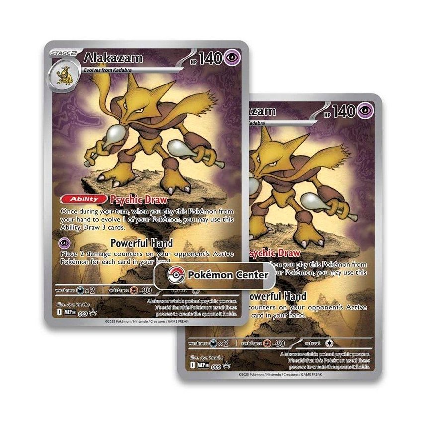 First look at the Pokémon Center stamped ETB promos!! The Lucario ETB will have the Riolu, and the Gardevoir ETB will have the Alakazam! #PokemonTCG