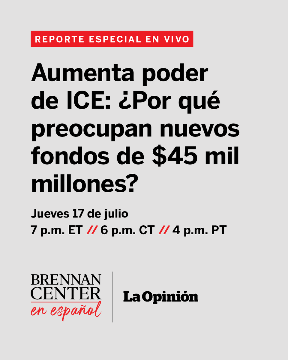 Los expertos Jesús García y Kira Romero-Craft analizarán  el nuevo presupuesto de ICE y su impacto en el sistema de detención. También abordarán las demandas legales que impugnan la orden ejecutiva sobre el derecho a la ciudadanía por nacimiento y los resultados de una encuesta