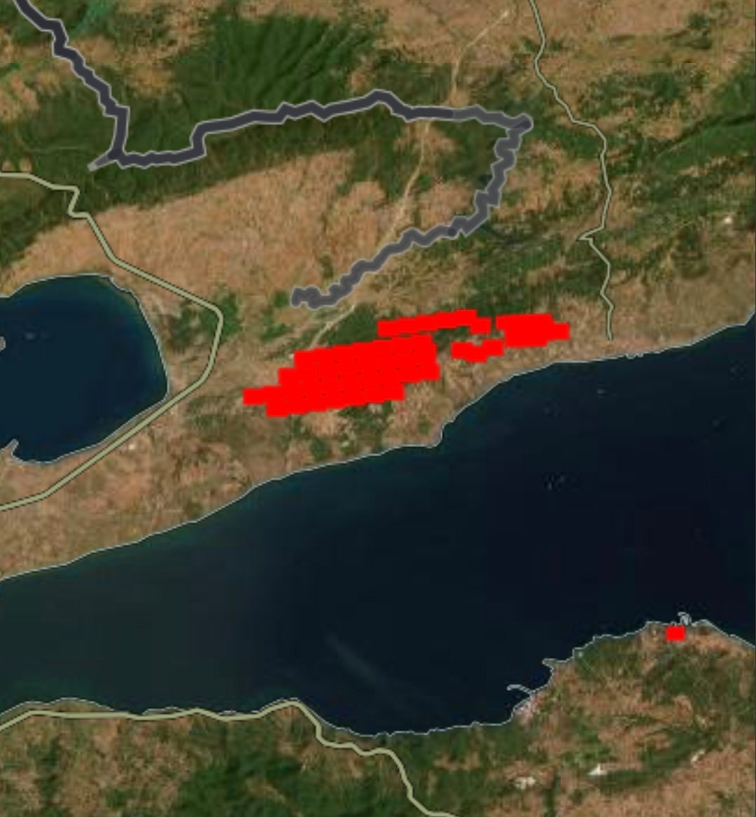 🔴 NASA'nın yangın haritası Tekirdağ'da ki yangın felaketini gözler önüne seriyor.

#tekirdağyanıyor