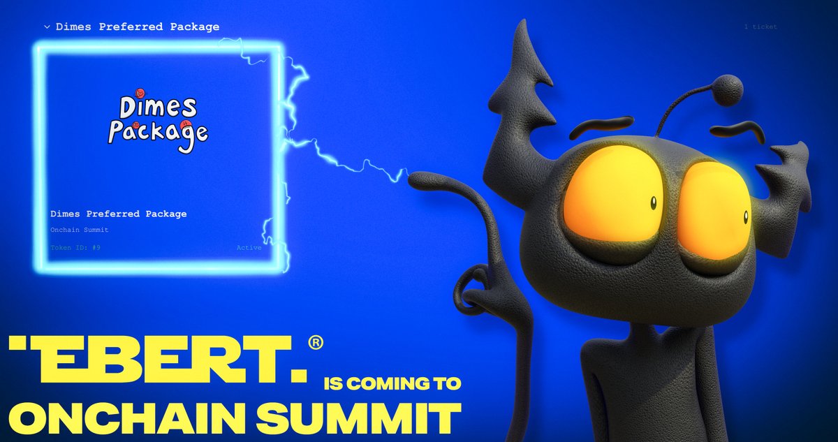 The Berts will be in SF ⚡️

Full <a href="/dimesonbase/">Dimes</a> package so we can Muonically experience everything <a href="/onchainsf/">Onchain Summit San Francisco</a> has been cooking
