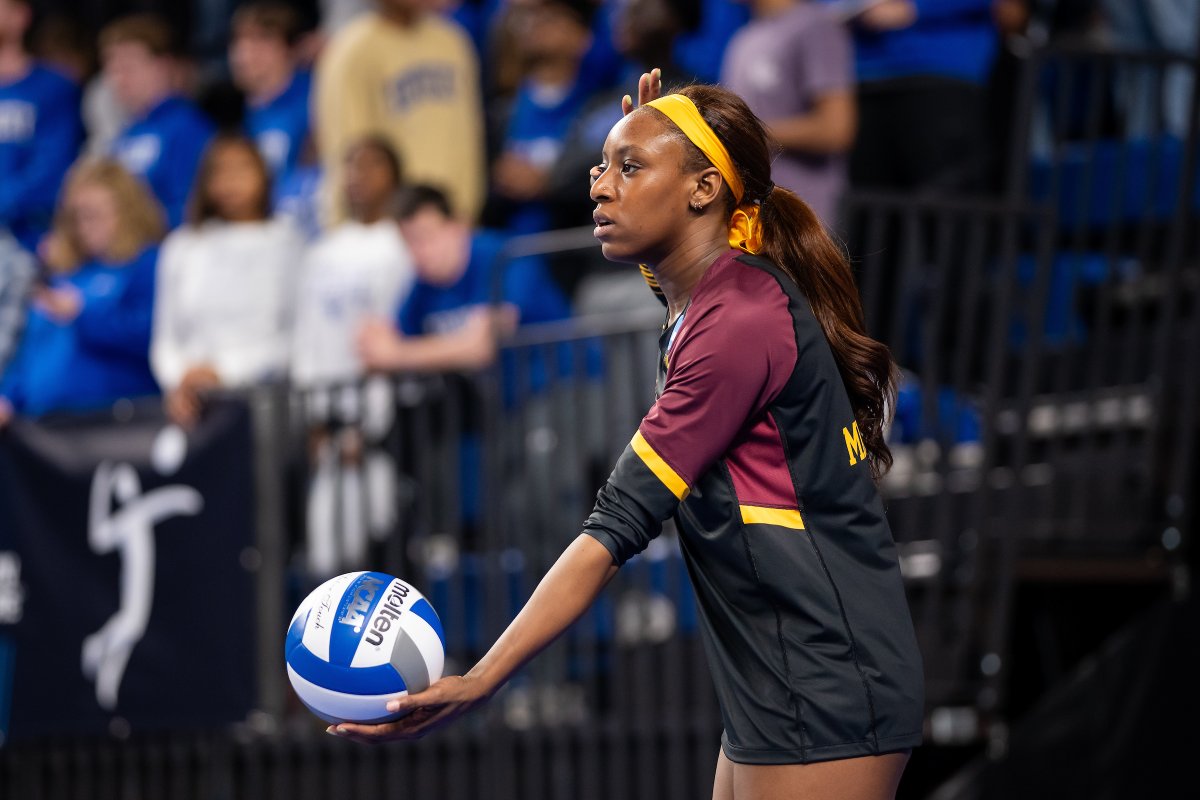 GopherVBall's tweet image. Who's ready for year 3️⃣ of Calissa Minatee?
The Kansas City, Mo., native took a big step forward in 2024, playing in all 32 matches, registering 1.52 kills and 0.98 blocks per set.