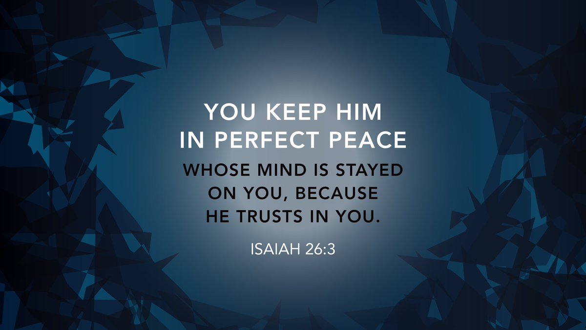 BaileyJoy9's tweet image. Many Christians hear the devil much more than they hear God.
Whatever we put our focus on, will dominate us.
If our tongues continually speak about death, sickness, mental illness and all of our problems instead of God's promises, our focus is way off! Perfect peace is forโฆ