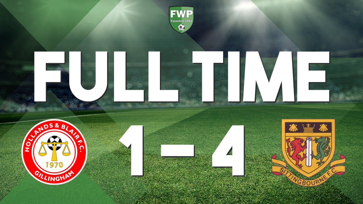 FULL-TIME: Hollands &amp; Blair 1-4 Sittingbourne