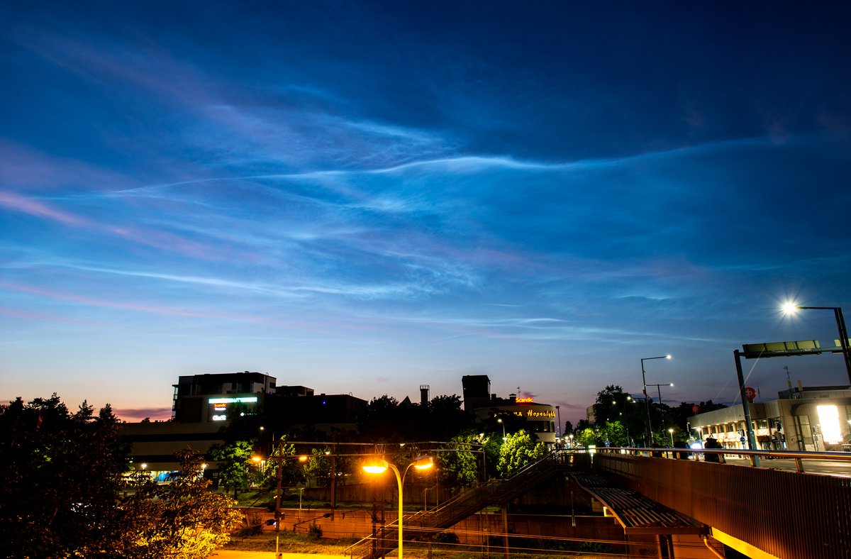 Jariy's tweet image. Hyvinkään yöpilvet 14.7.2025. #Noctilucentclouds #yopilvet