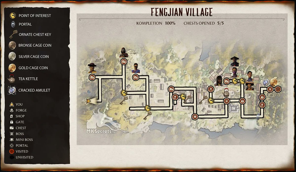 MKSecrets's tweet image. Take a look at our Fengjian Village mesa map for #MortalKombat1 Season of the Storms with tons of new skin locations:
Invasions Season of The Storms Guide: mksecrets.net/games/mortal-k…
Please Like and Re-Post :)