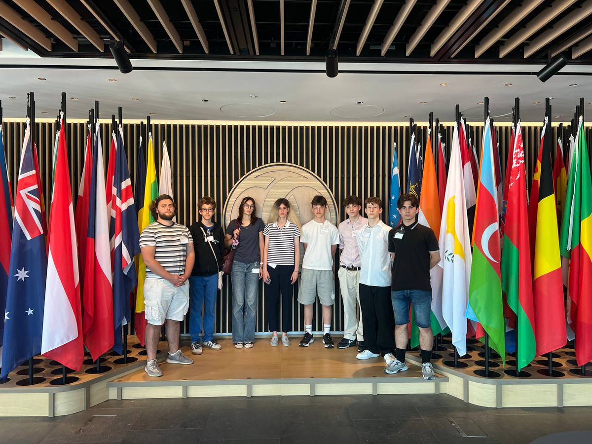 StMarysTrust's tweet photo. On May 10, 8 of St Mary's Ukrainian school students spent an unforgettable day at the @EBRD, exploring IT, meeting leaders, and even joining a drumming session during Côte d’Ivoire Day!
Huge thanks to the EBRD team!

#StMarys #Networking #StMarysUkrSchool https://t.co/LLhM1qWpAr