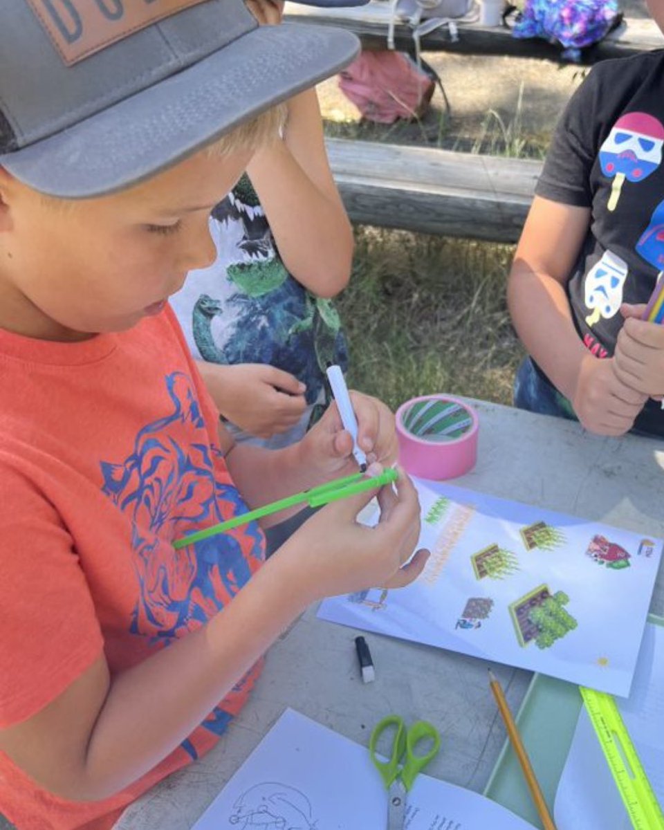 DRISTEMEdu's tweet image. 🐿️💧 Irrigation Investigation!
At #GalenaCreek Summer Camp, curious minds learned about irrigation and used straws and creativity to design their own irrigation systems! 🧠✏️
#DiscoverDRI #DRIstem #STEMeducation #GreenBoxes #SummerCampScience #HandsOnLearning #SummerCamp