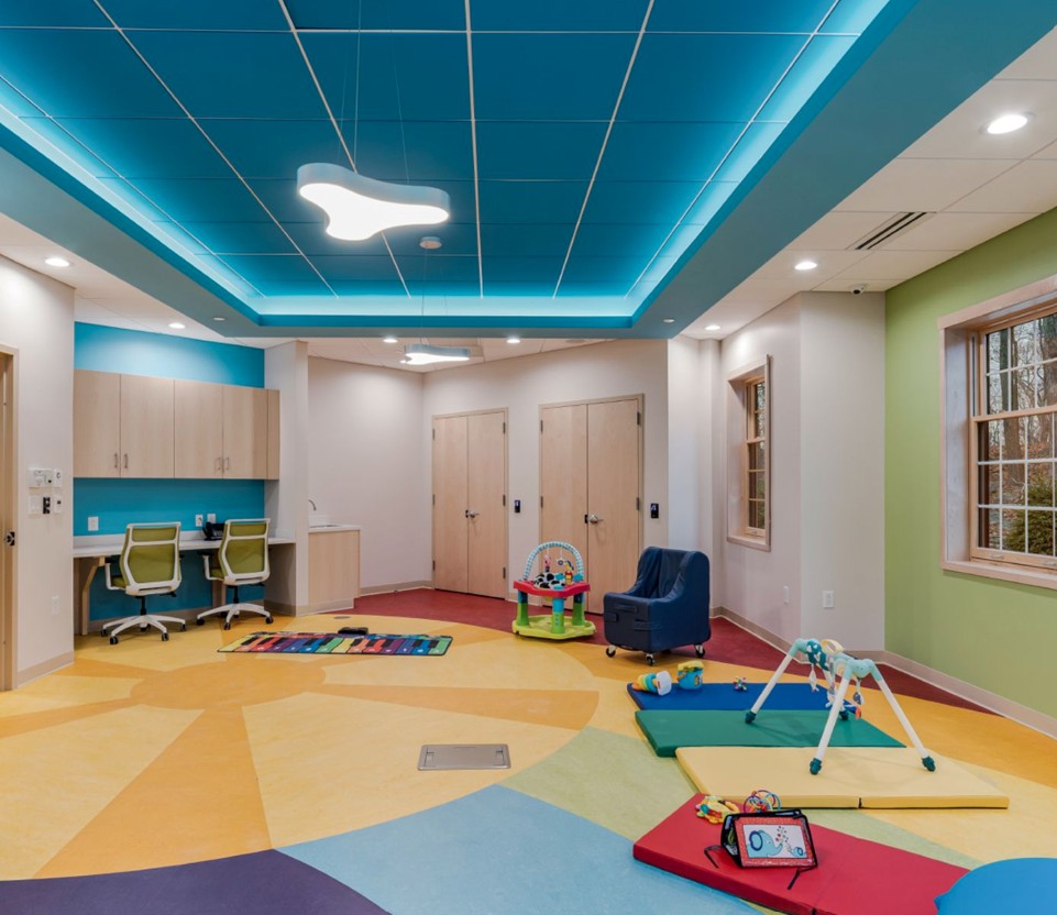 Our latest issue of Archidea includes this beautiful installation of Marmoleum &amp; Flotex in Sunshine Children’s Home &amp; Rehab Center in Ossining, NY – designed to provide the highest level of pediatric care to children with special needs. brnw.ch/21wUaEl
#sunshine_rehab