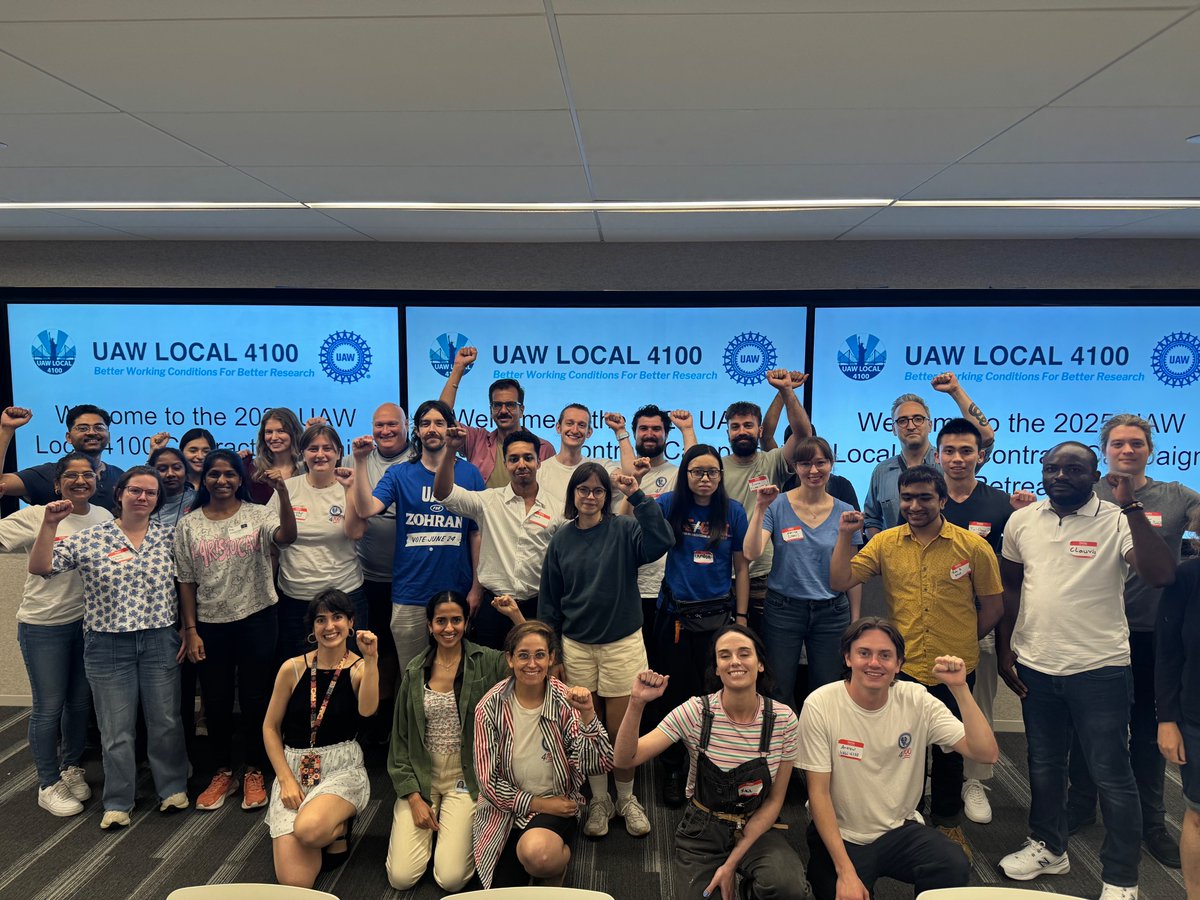 CPWUAW's tweet image. At our second-ever contract campaign retreat, NYC researchers discussed strategies on winning strong contracts, fighting federal funding cuts, and raising standards for all researchers✊