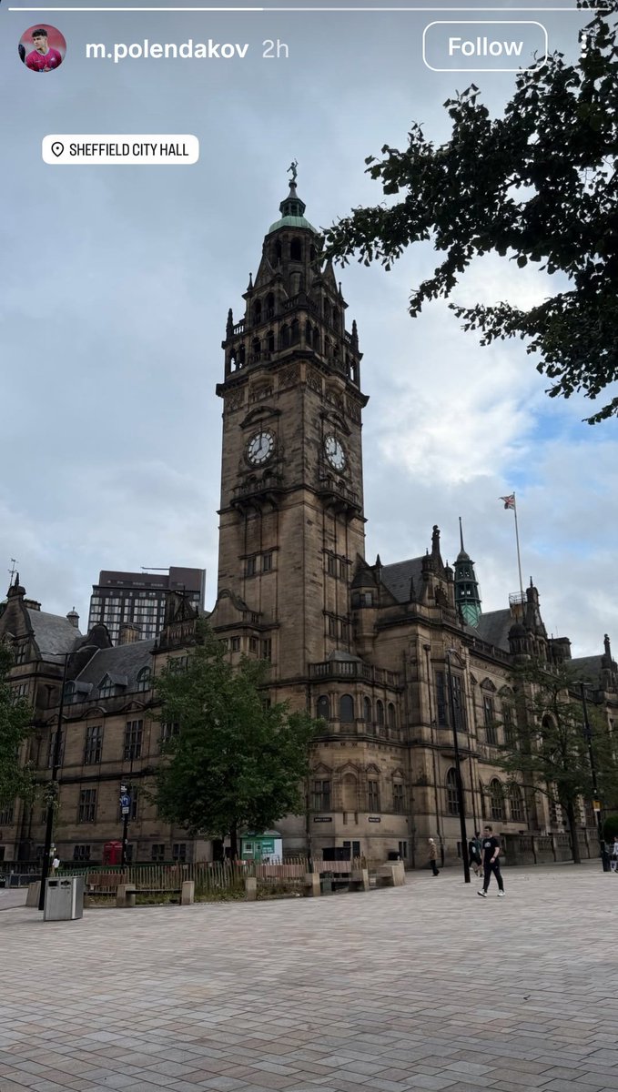 Mihail Polendakov is in Sheffield.

#twitterblades #sufc
