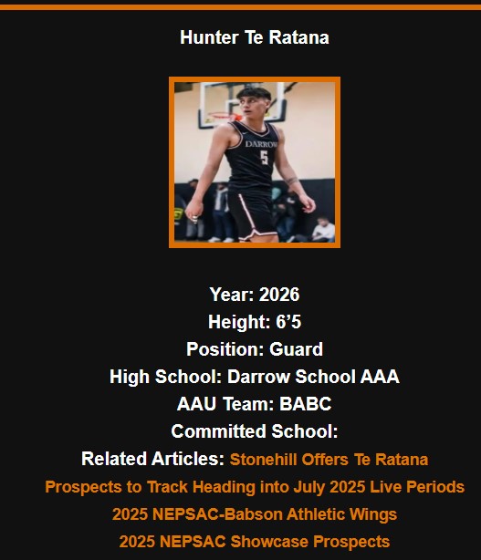 Hunter Te Ratana
recruitthebronx.com/index.php/pros…
