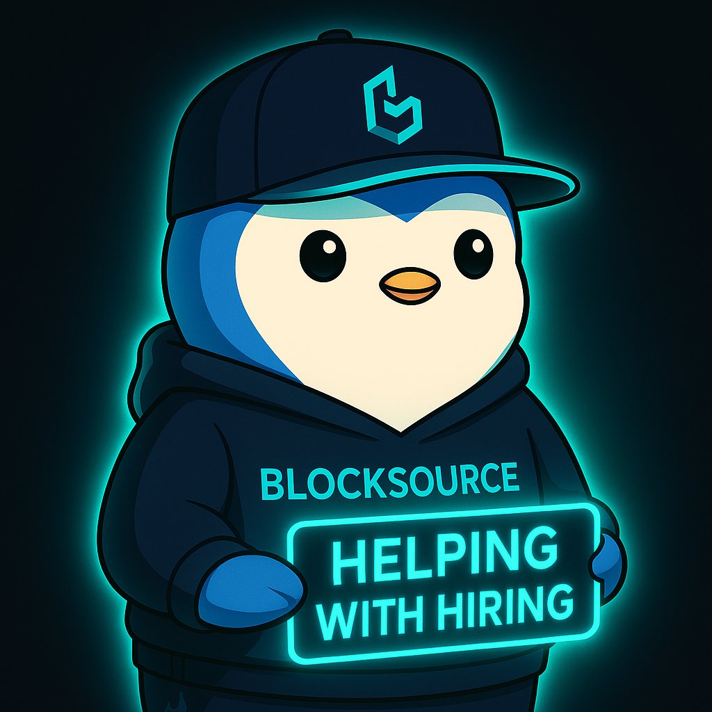 Blocksource_co's tweet image. Your team’s next hire might come from a penguin