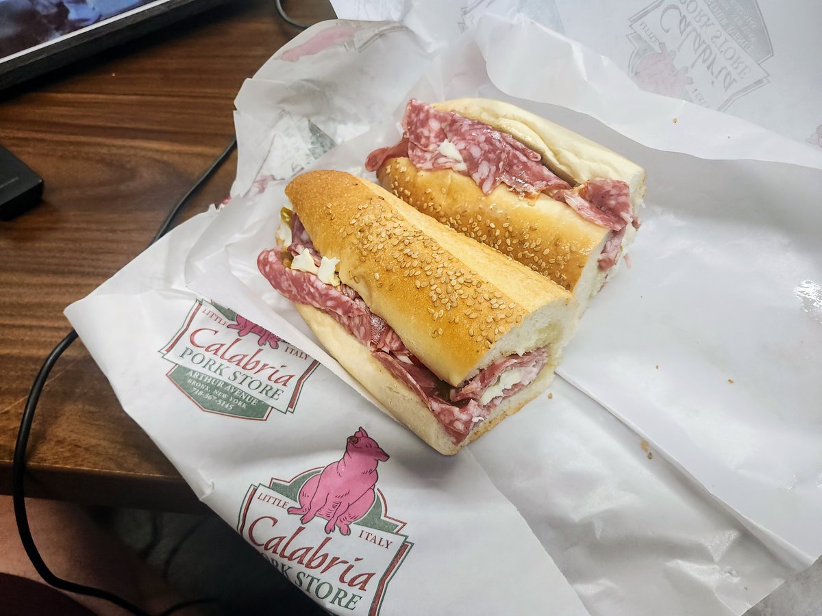 The Soppressata on a hero from here is elite. <a href="/BXLittleItaly/">Bronx Little Italy</a>