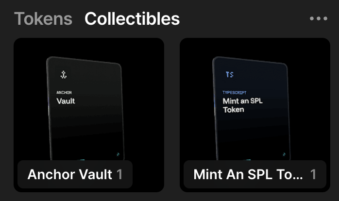 anshu_code's tweet photo. Got some cool nfts by completed challenges from @blueshift :)

- Anchor Vault
- Minted an SPL Token https://t.co/mU7RwbGov9