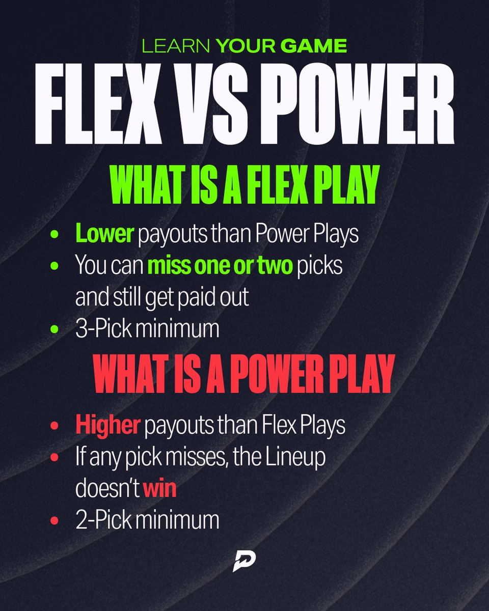 PrizeSupport's tweet image. Flex or Power? What's your preference? 🤔
Here's the difference between a Flex Play 💪 and a Power Play 🔥
