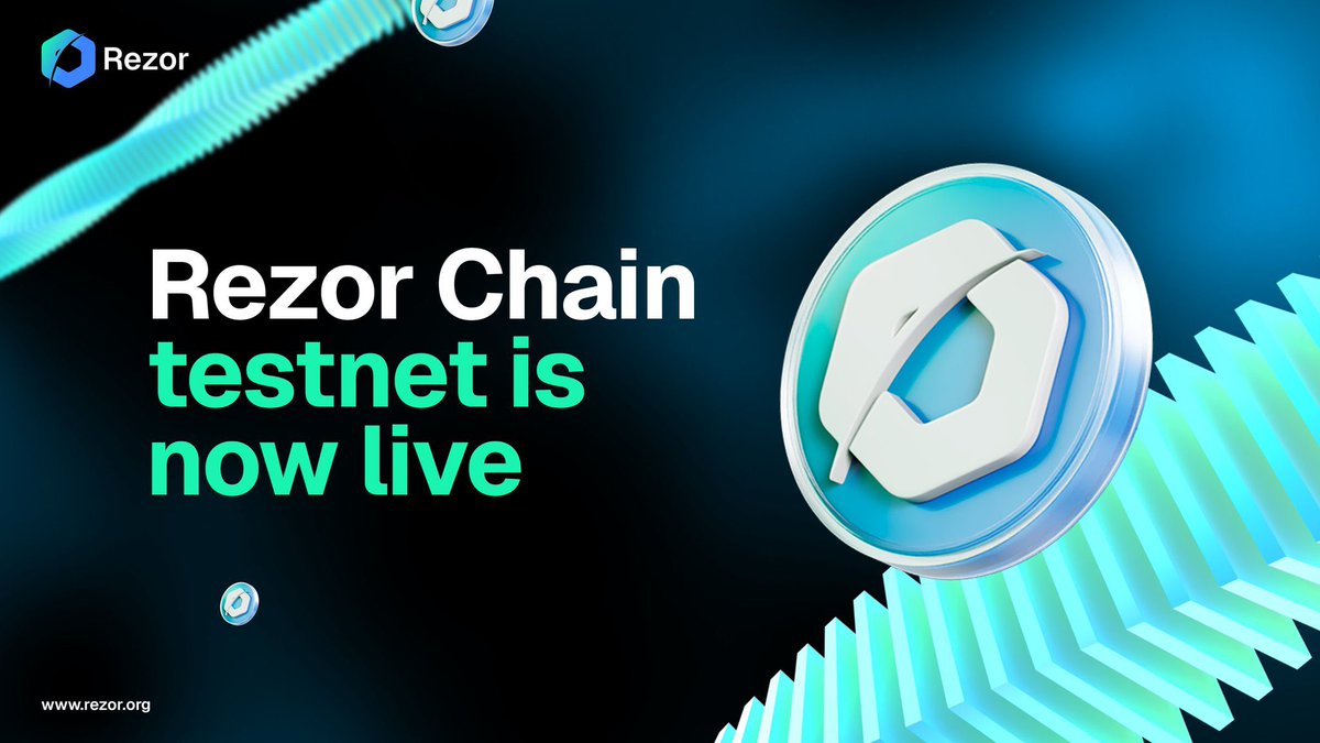 Reminder that Rezor Layer Zero Testnet is live! If you would like to dive in here is the link ✅ testnet.rezorscan.com

#Rezor #RZR #LayerZero #Blockchain 

<a href="/Rezor_Official/">Rezor</a>
