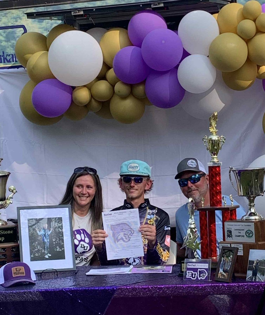 BUWildcats's tweet image. Arkansas Youth Bass Nation Angler Cole Pennington is officially committed to Bethel University bethelathletics.com/general/2024-2…