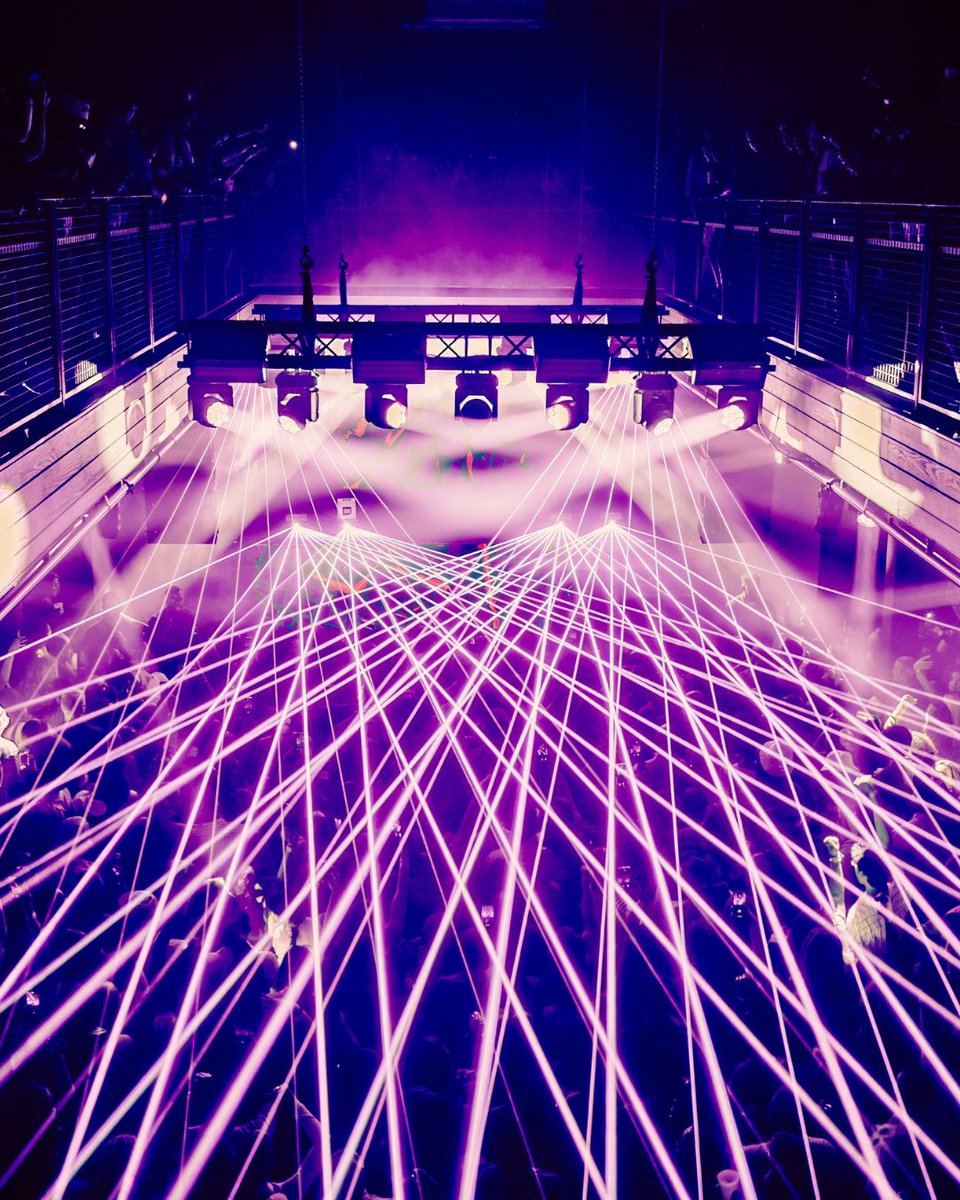 Laser addiction? Guilty. 

But seriously...if you haven't experienced a laser sky at Decca, you need to.